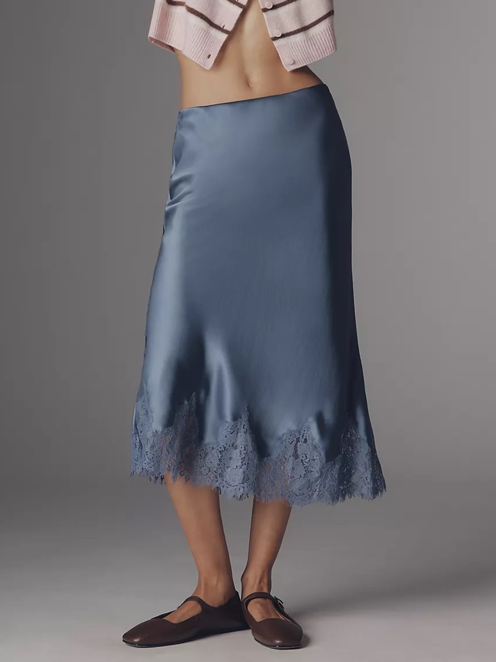 REFORMATION Carolina Silk Skirt